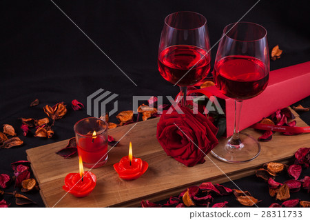 Decoration of Valentines day 28311733