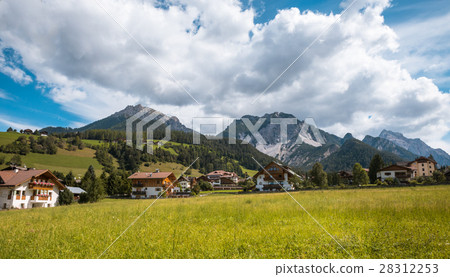Village Val Gardena South Tirol Dolomites mountain 28312253