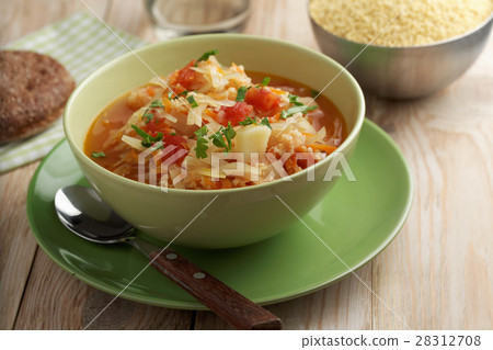 Traditional Polish soup kapusnyak Traditional Polish soup kapusnyak 28312708