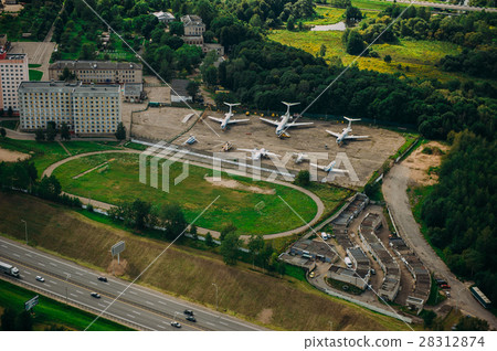 Nature in Belarus. View from helicopter, Minsk Nature in Belarus. View from helicopter, Minsk 28312874