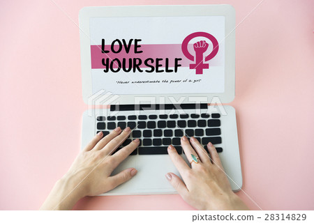 Women Girl Power Feminism Equal Opportunity Concept Women Girl Power Feminism Equal Opportunity Concept 28314829