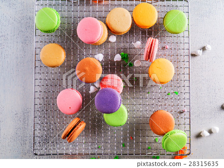 colorful macaroons colorful macaroons 28315635