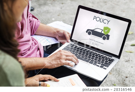 Car Auto Motor Insurance Reimbursement Vehicle Concept 28316546