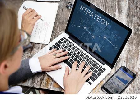 Business Strategy Corporation Enterprise Startup Concept 28316629