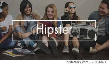 Hipster Vintage Vector Graphic Concept 28316821