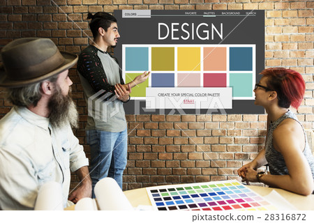 Colour Shade Design Colourful Palette Concept Colour Shade Design Colourful Palette Concept 28316872