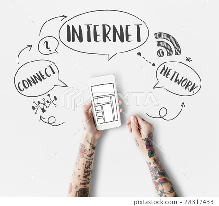 Internet Technology Social Media Concept Internet Technology Social Media Concept 28317433