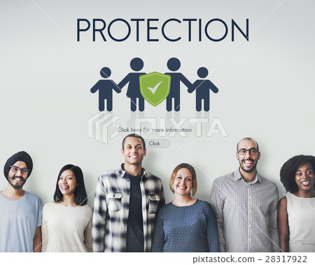 Family Insurance Reimbursement Protection Concept Family Insurance Reimbursement Protection Concept 28317922