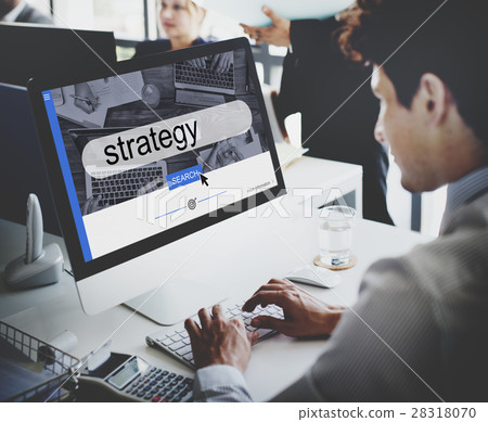 Startup Plan Marketing Strategy Concept 28318070