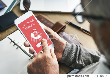 Call Center Service Information Concept 28318893