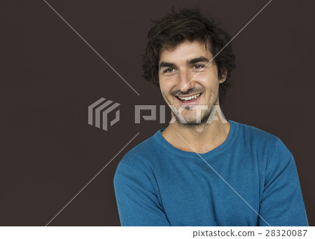 Caucasion Man Casual Confident Attractive Concept Caucasion Man Casual Confident Attractive Concept 28320087