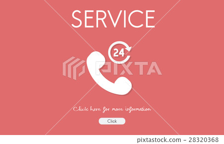 Call Center Service Information Concept 28320368