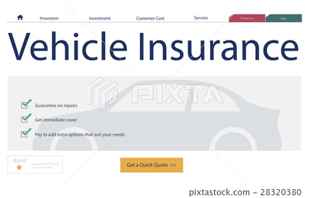 Auto Insurance Vehicle Protection Concept 28320380
