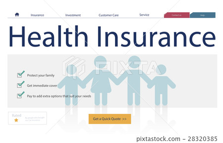 Insurance Coverage Mix Reimbursement Protection Concept Insurance Coverage Mix Reimbursement Protection Concept 28320385