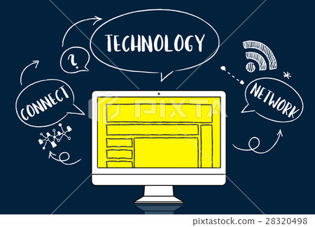 Internet Technology Social Media Concept 28320498