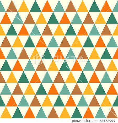 Retro triangle seamless pattern Retro triangle seamless pattern 28322995