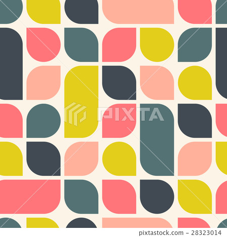 Abstract retro geometric background 28323014