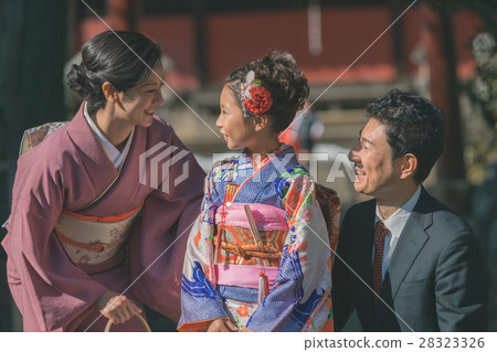 festival day for children of three, five and seven years of age, parenthood, parent and child 28323326