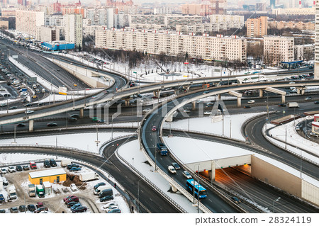 panorama of Moscow streets panorama of Moscow streets 28324119