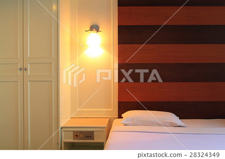 Bed room interior Bed room interior 28324349