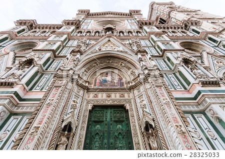 facade of Florence Duomo Cathedral in morning facade of Florence Duomo Cathedral in morning 28325033