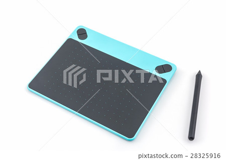 Digital graphic tablet and pen. 28325916