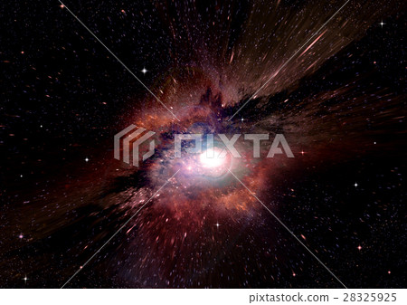 Stars, dust and gas nebula in a far galaxy 28325925