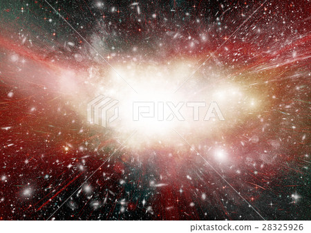 Stars, dust and gas nebula in a far galaxy 28325926