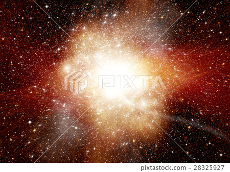 Stars, dust and gas nebula in a far galaxy 28325927