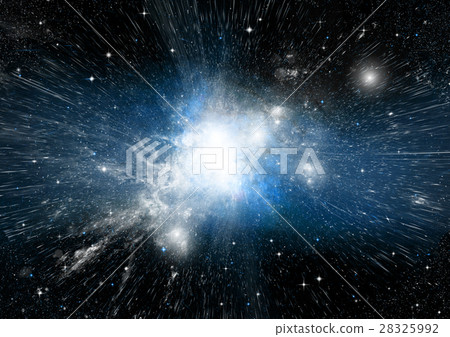 Stars, dust and gas nebula in a far galaxy 28325992