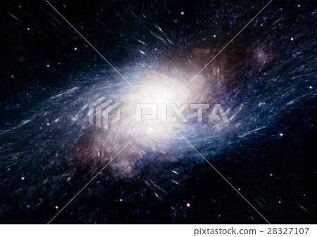 Stars, dust and gas nebula in a far galaxy Stars, dust and gas nebula in a far galaxy 28327107