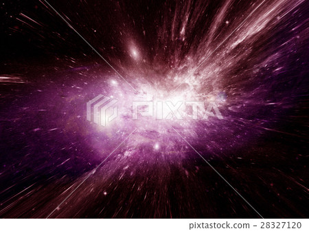 Stars, dust and gas nebula in a far galaxy 28327120