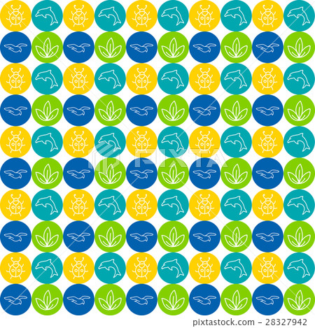 World Wildlife Day seamless pattern World Wildlife Day seamless pattern 28327942