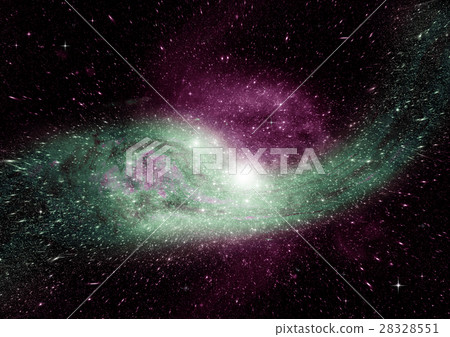 Stars, dust and gas nebula in a far galaxy Stars, dust and gas nebula in a far galaxy 28328551