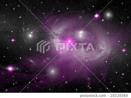 Stars, dust and gas nebula in a far galaxy Stars, dust and gas nebula in a far galaxy 28328560