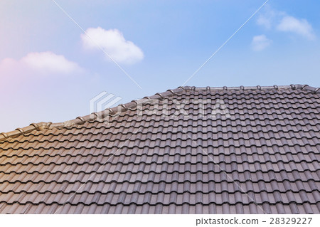 roof tile on residential building roof tile on residential building 28329227