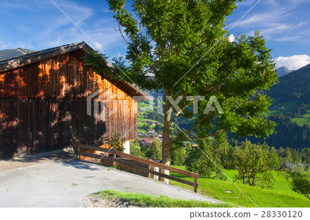 The alpine village of Alpbach and the Alpbachtal The alpine village of Alpbach and the Alpbachtal 28330120