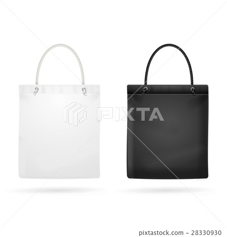 Realistic White and Black Template Blank Fabric Realistic White and Black Template Blank Fabric 28330930