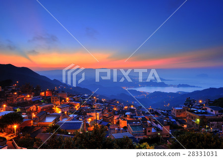 九份 夕陽 山景 九份 夕陽 山景 28331031