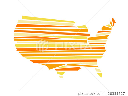 USA map vector illustration 28331327
