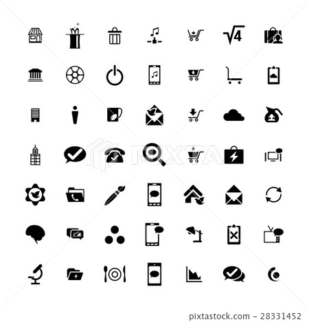 Set of 49 Universal Icons. Set of 49 Universal Icons. 28331452