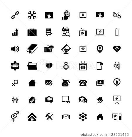Set of 49 Universal Icons. Set of 49 Universal Icons. 28331453