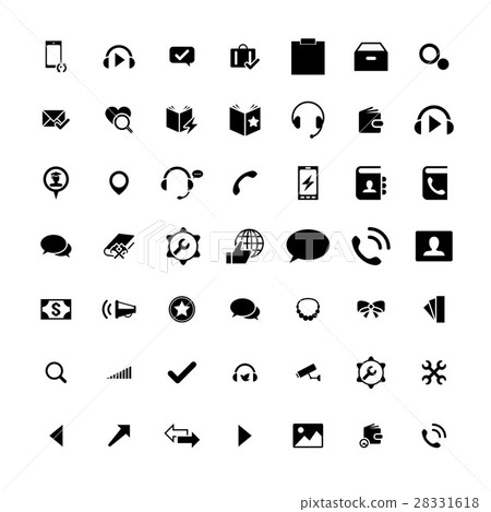 Set of 49 Universal Icons. 28331618