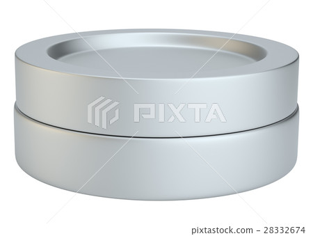 Silver cream bottle package Silver cream bottle package 28332674