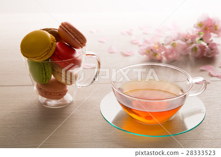 馬卡龍和茶 28333523