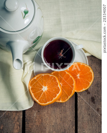 Citrus tea on the table Citrus tea on the table 28334007