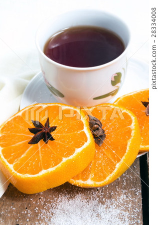 Citrus tea on the table 28334008