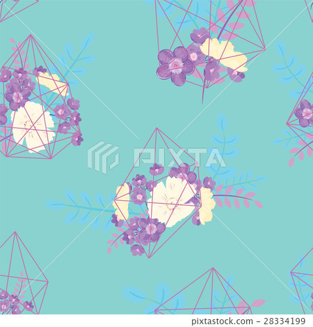 Creative card with geometric contour crystal Creative card with geometric contour crystal 28334199
