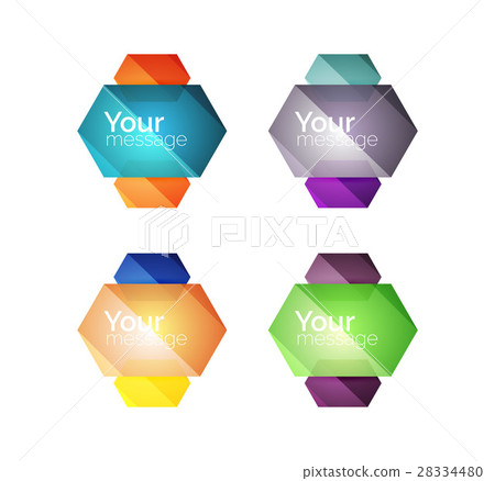 Vector shiny blank web option boxes Vector shiny blank web option boxes 28334480