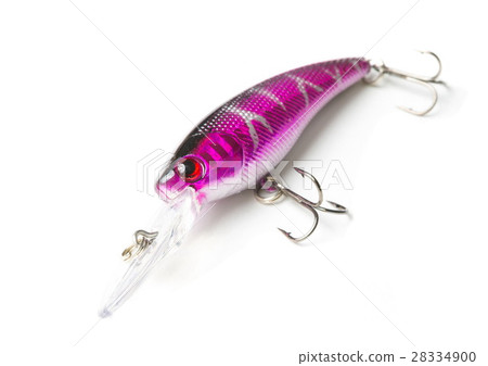 Fishing lure isolated on white Fishing lure isolated on white 28334900